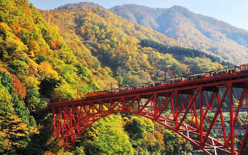 The Kurobe Gorge railway: Full itinerary