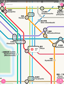 Tokyo Metro Subway Map & Route app to travel around Japan.