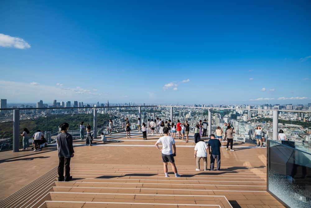 View from Shibuya Sky, Tokyo.