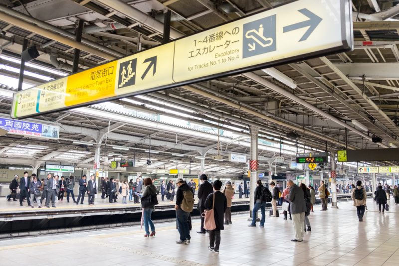 tokyo station yamanote line platforms